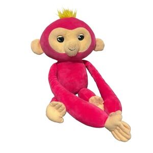 Wow Wee Pink Bella Fingerling 18" Large Hugs Plush Interactive Monkey Toy 2018